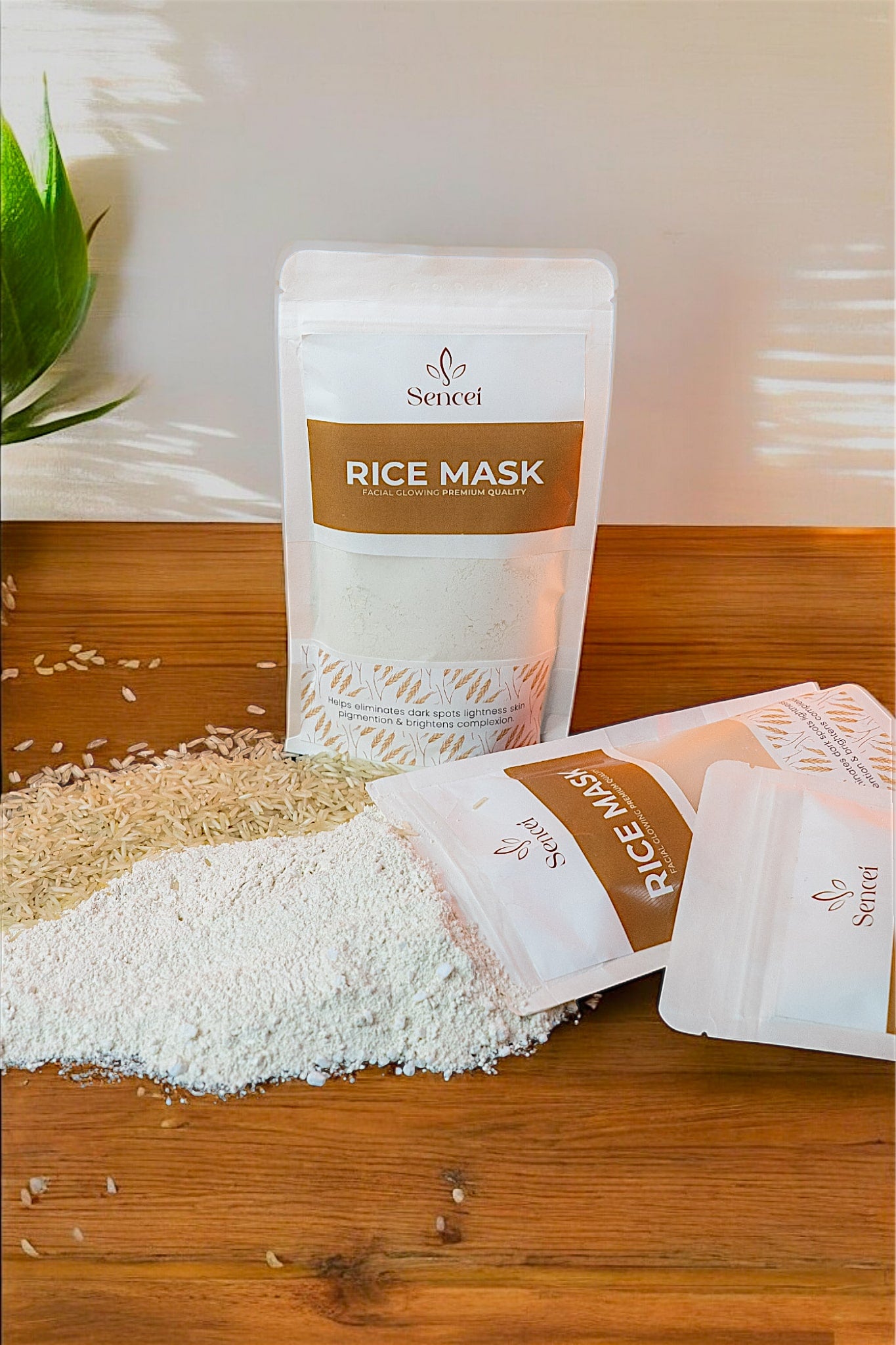 Sencei Glass Skin Brightening Rice Mask